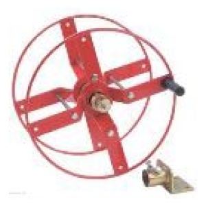 100mtr Red Hose Reel with Angle Bracket