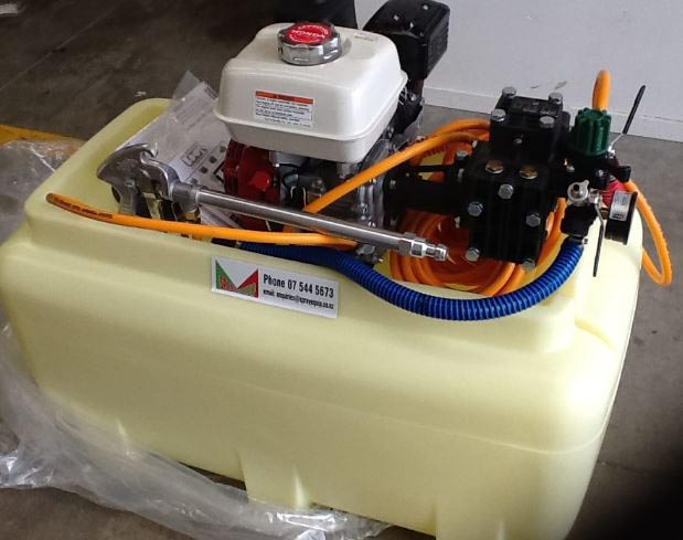 200ltr Petrol Deck Mounted Sprayer with udor 25 pump and a GX200 Honda Engine - 29ltrs Per Minute