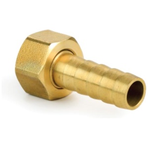 Brass Hose Tails 10mm with 1/2" Hex Nut