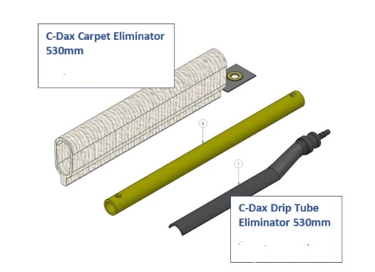 C-Dax Weedwiper Drip Tube eliminator 530mm