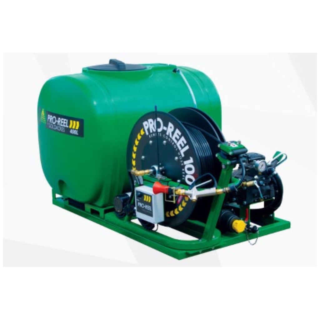 Goldacres 100mtr 12v Pro Reel Retactable Hose Reel Spray Equip New