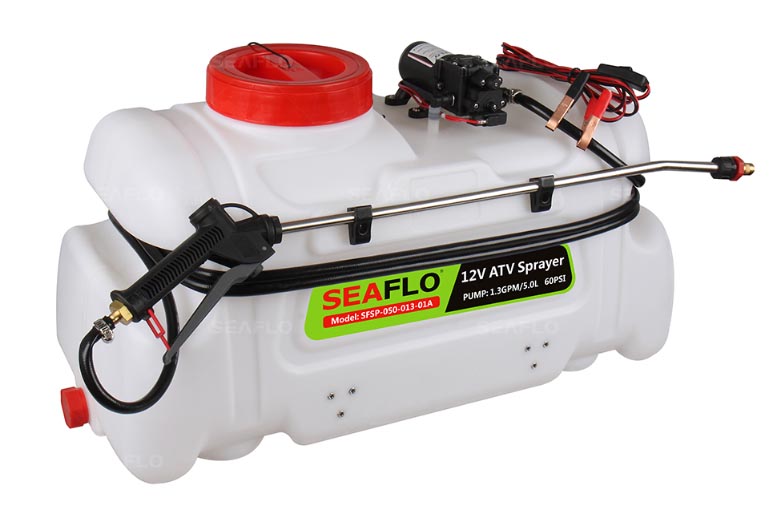 Seaflo ATV sprayer with 100 psi / 5 Litres per minute pump - 100Ltr