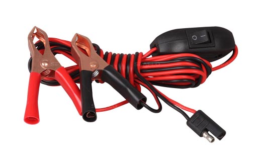 Seaflo Alligator clip wiring loom with switch